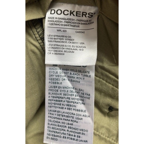 Dockers Signature Khaki Slim Fit Men's Flex Comfort Stretch Pants Size 30x30 - Picture 10 of 14
